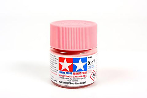 Tamiya 10ml Acrylic Paint X-17 Pink