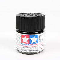 Tamiya 10ml Acrylic Paint X-18 Semi-Gloss Black