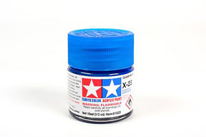 Tamiya 10ml Acrylic Paint X-23 Clear Blue