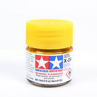 Tamiya 10ml Acrylic Paint X-24 Clear Yellow