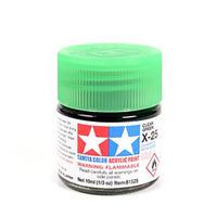 Tamiya 10ml Acrylic Paint X-25 Clear Green