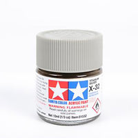 Tamiya 10ml Acrylic Paint X-32 Titan Silver