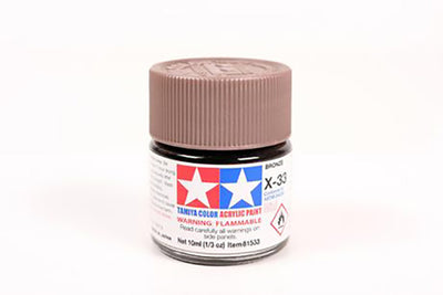 Tamiya 10ml Acrylic Paint X-33 Bronze