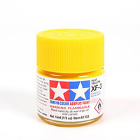 Tamiya 10ml Acrylic Paint XF-3 Flat Yellow