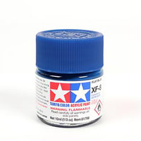 Tamiya 10ml Acrylic Paint XF-8 Flat Blue