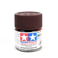 Tamiya 10ml Acrylic Paint XF-9 Hull Red