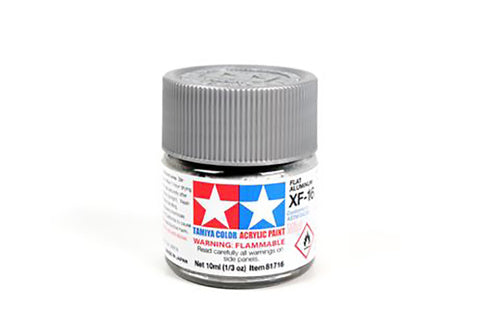 Tamiya 10ml Acrylic Paint XF-16 Flat Aluminium