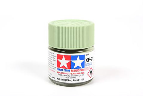 Tamiya 10ml Acrylic Paint XF-21 Sky