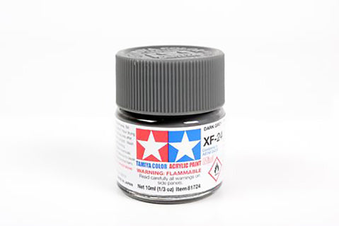 Tamiya 10ml Acrylic Paint XF-24 Dark Grey