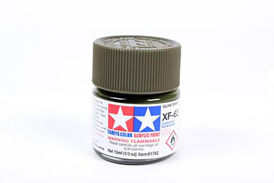 Tamiya 10ml Acrylic Paint XF-62 Olive Drab