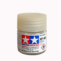 Tamiya 10ml Acrylic Paint XF-86 Flat Clear