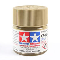 Tamiya 10ml Acrylic Paint XF-88 Dark Yellow 2