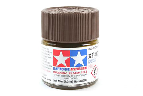 Tamiya 10ml Acrylic Paint XF-90 Red Brown 2