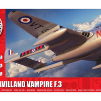 Airfix 1/48 de Havilland Vampire F.3 A06107