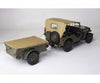 iXO Collections 1/8  WILLYS JEEP® with Trailer, 37mm Anti-tank Gun and M2 Machine gun - IXCJPWFK