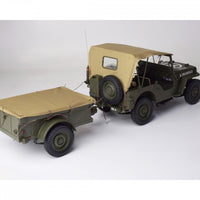 iXO Collections 1/8  WILLYS JEEP® with Trailer, 37mm Anti-tank Gun and M2 Machine gun - IXCJPWFK