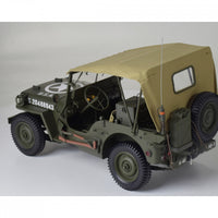 iXO Collections 1/8  WILLYS JEEP® with Trailer, 37mm Anti-tank Gun and M2 Machine gun - IXCJPWFK