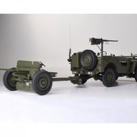 iXO Collections 1/8  WILLYS JEEP® with Trailer, 37mm Anti-tank Gun and M2 Machine gun - IXCJPWFK