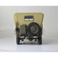 iXO Collections 1/8  WILLYS JEEP® with Trailer, 37mm Anti-tank Gun and M2 Machine gun - IXCJPWFK