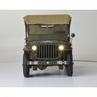 iXO Collections 1/8  WILLYS JEEP® with Trailer, 37mm Anti-tank Gun and M2 Machine gun - IXCJPWFK