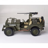 iXO Collections 1/8  WILLYS JEEP® with Trailer, 37mm Anti-tank Gun and M2 Machine gun - IXCJPWFK