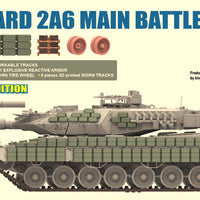 Ryefield Models 1/35 UKRAINE ARMED FORCES LEOPARD 2A6 WITH ERA 3D PARTS RM5103