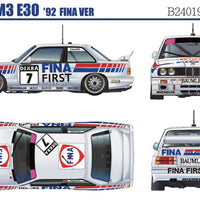 Beemax 1/24 BMW M3 fina & Jagermeister (2in1) : 1992 DTM 24H Nurburgring BX24019