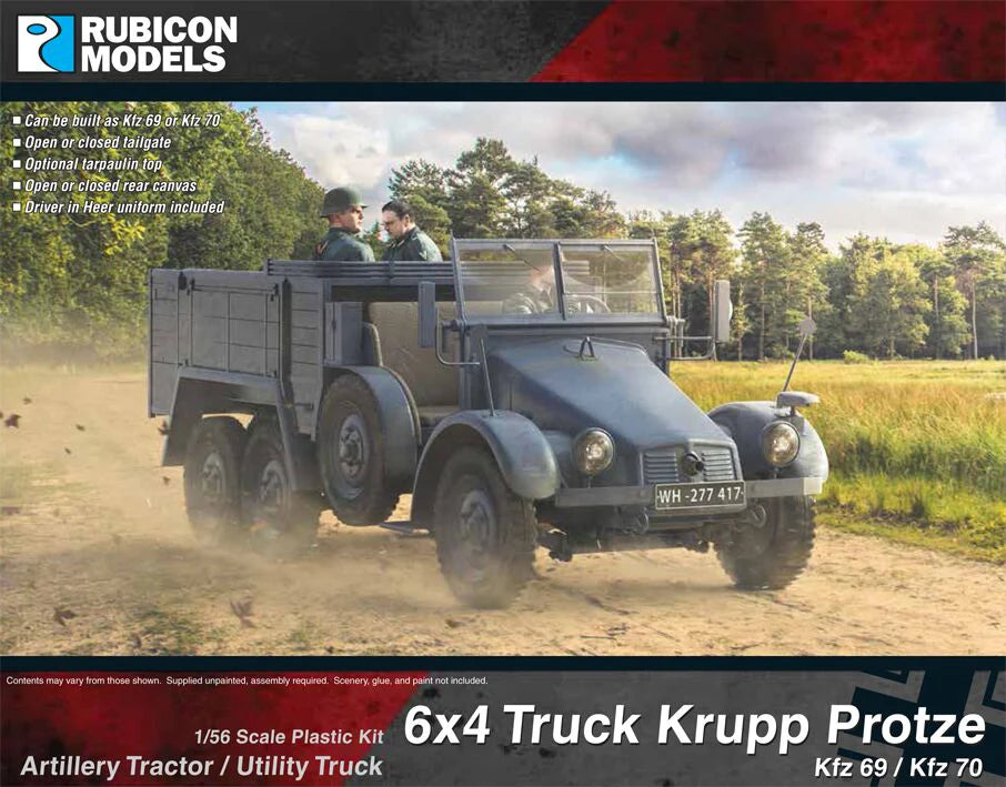 Rubicon Models 1/56 280082 - Krupp Protze Kfz 69/70 6x4 Truck