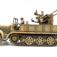 Rubicon Models 1/56 280073 - 2cm Flakvierling 38 with SdAh 51/52 Trailer & Crew