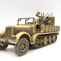 Rubicon Models 1/56 280073 - 2cm Flakvierling 38 with SdAh 51/52 Trailer & Crew