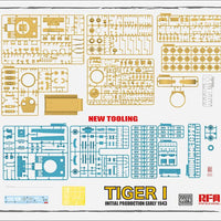 Ryefield Models 1/35 TIGER 1 INITIAL PRODUCTION EARLY 1943 RM5075