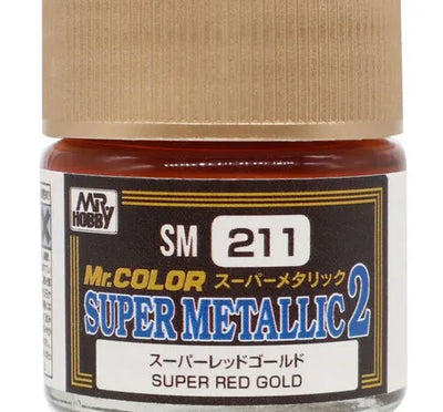 SM-211 Mr Colour Super Metallic II - Red Gold - 10ml