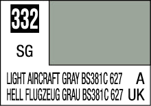 C-332 Light Aircraft Gray BS381C 627 10ml