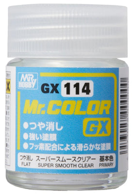 GX-114 Mr Color GX Super Smooth Clear Flat (18ml)