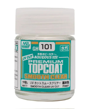 GH-101 Premium Top Coat Smooth Clear UV Cut MATT 18ml